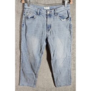 Artemis Vintage Jeans Women Sz 28 Blue Light Wash Denim Relaxed Baggy Distressed